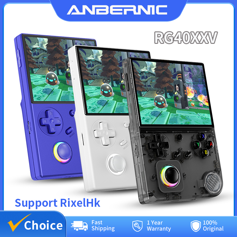 Retro Gaming Qss - ANBERNIC RG40XXV Retro elde kullanılır oyun