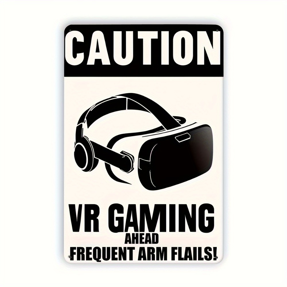 Retro Gaming Vr - 1 adet dikkat VR oyun Metal
