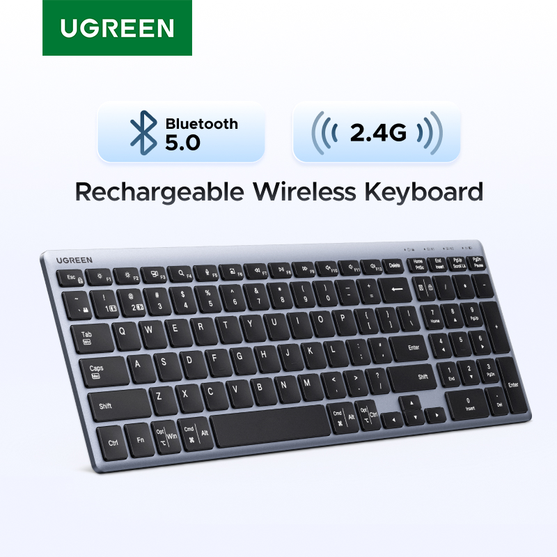Retro Gaming Mac - UGREEN Klavye Kablosuz Bluetooth 5.0 ve