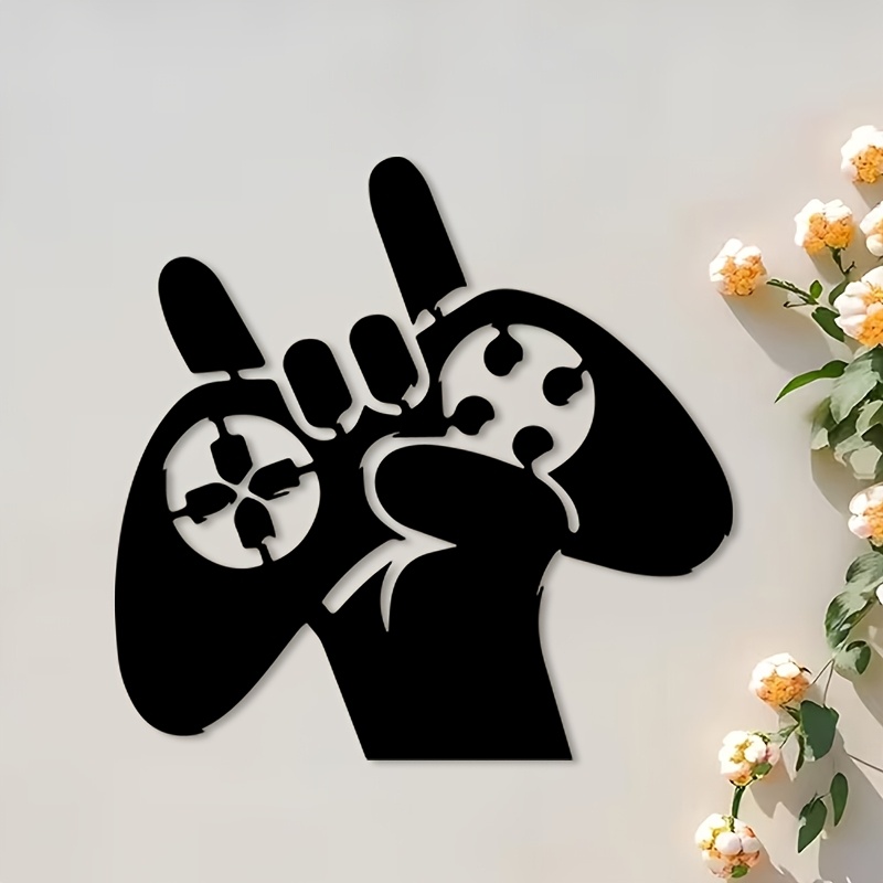 Retro Gaming Gifts - Retro Oyun Metal Duvar Sanatı Demir