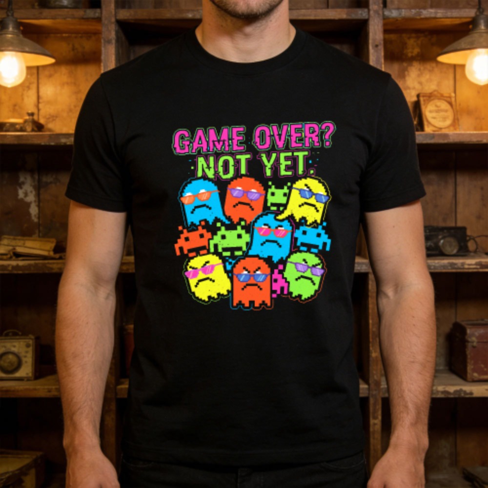 Retro Gaming Meme - Game Over Not Yet Komik Retro