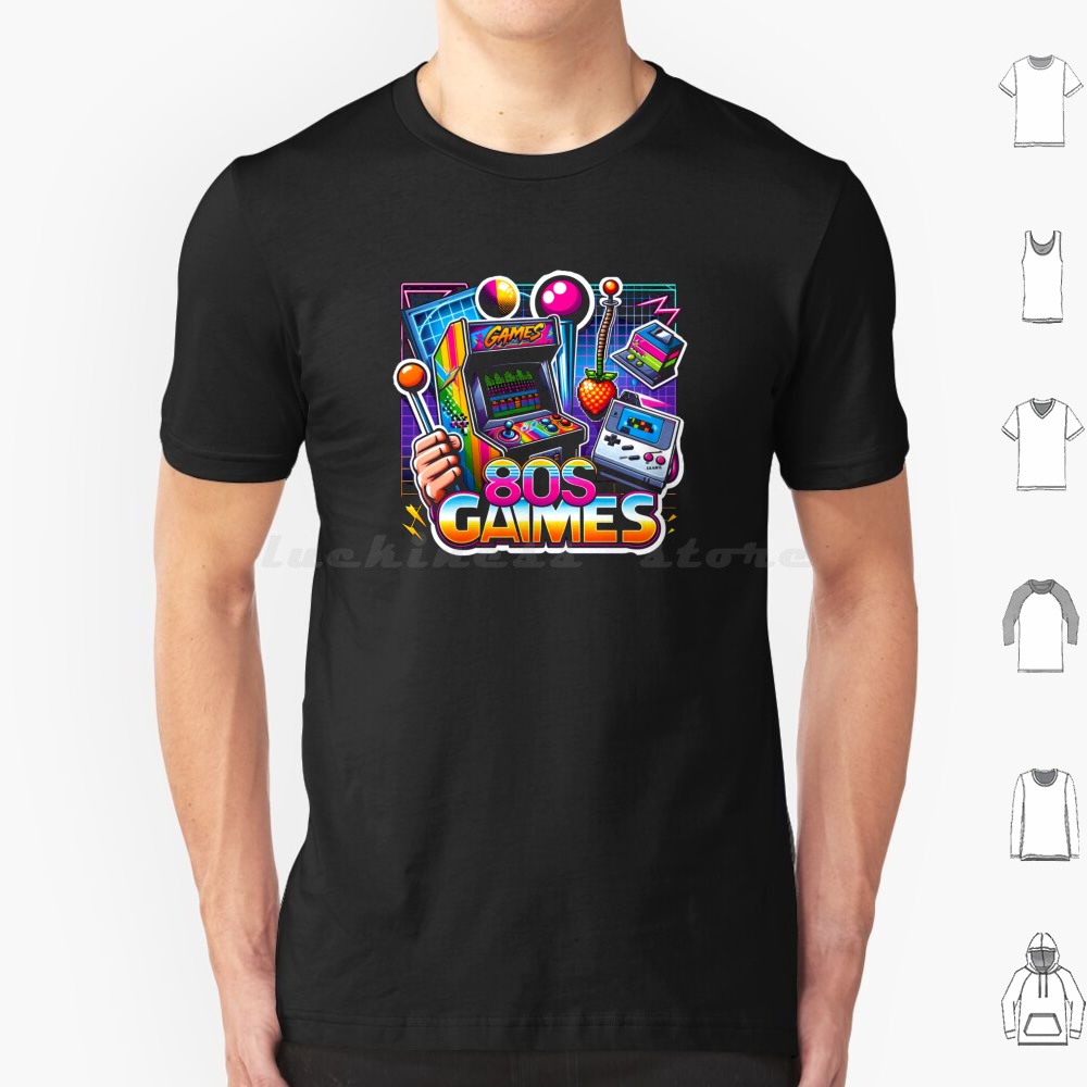 Retro Gaming Gamestop - Vintage Oyunlar Tişörtü 6xl Pamuklu Havalı