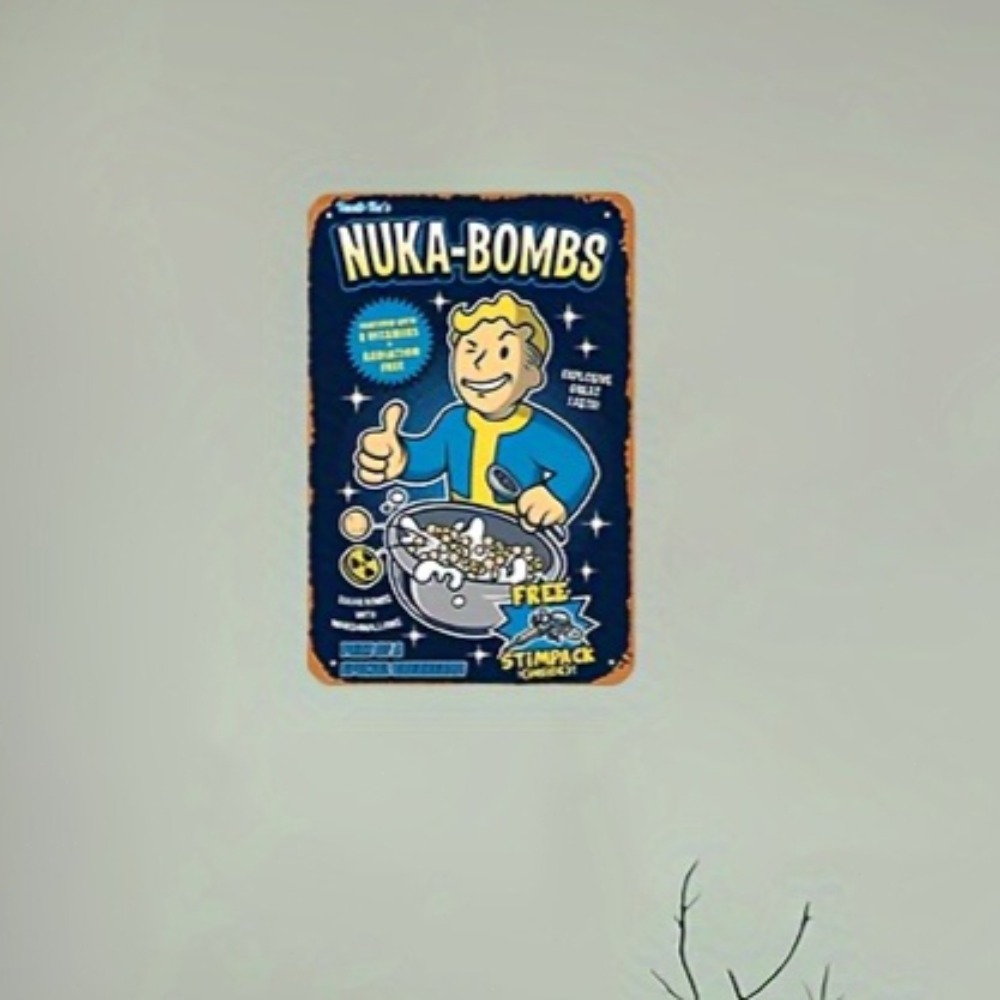 Vault-Tec Nuka-Bombs Metal Duv - Retro Gaming Vault incelemesi ve fiyatı