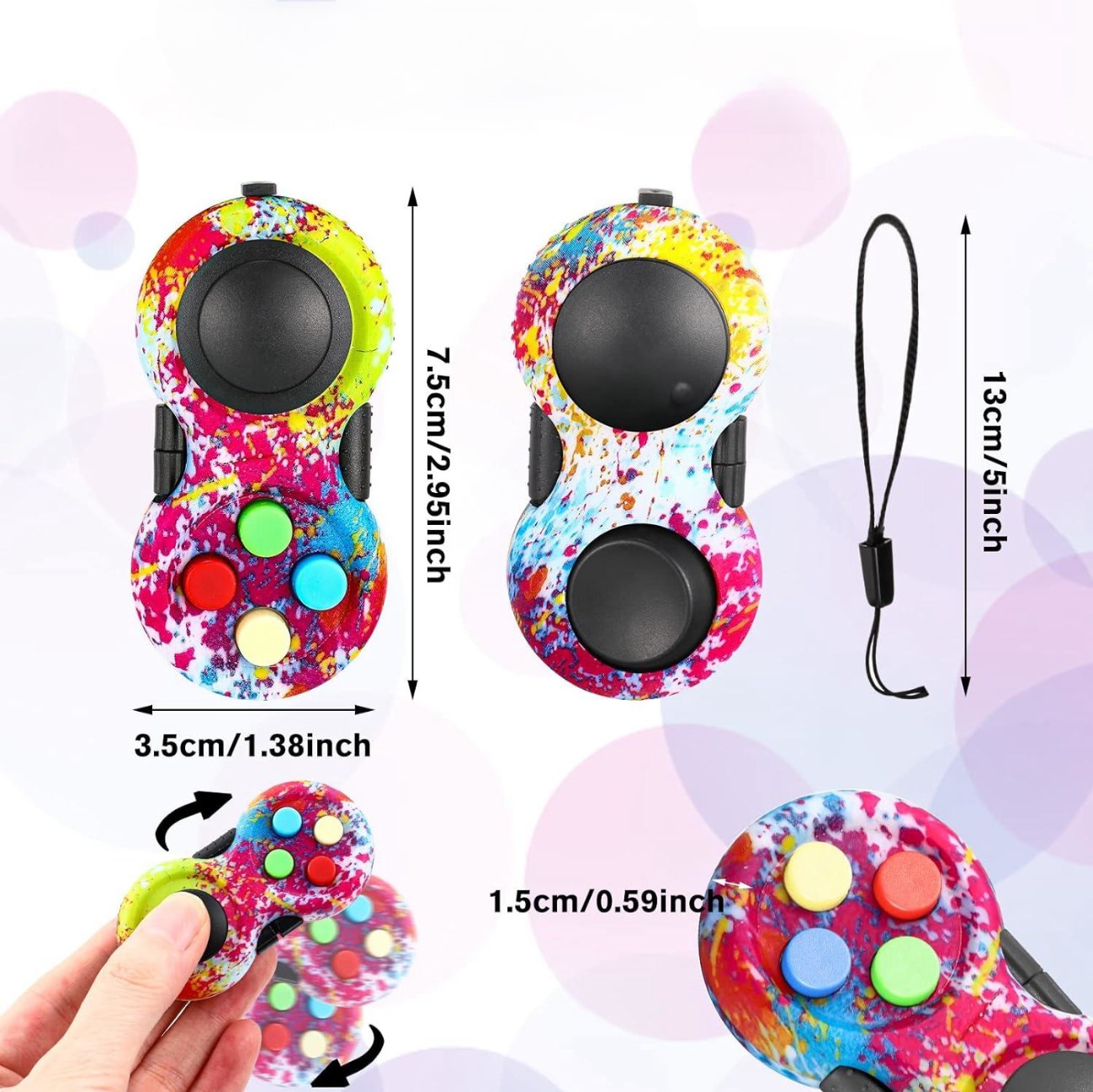 Fidget Pad Retro Klasik Fidget - Console Retro Gaming Portable incelemesi ve fiyatı