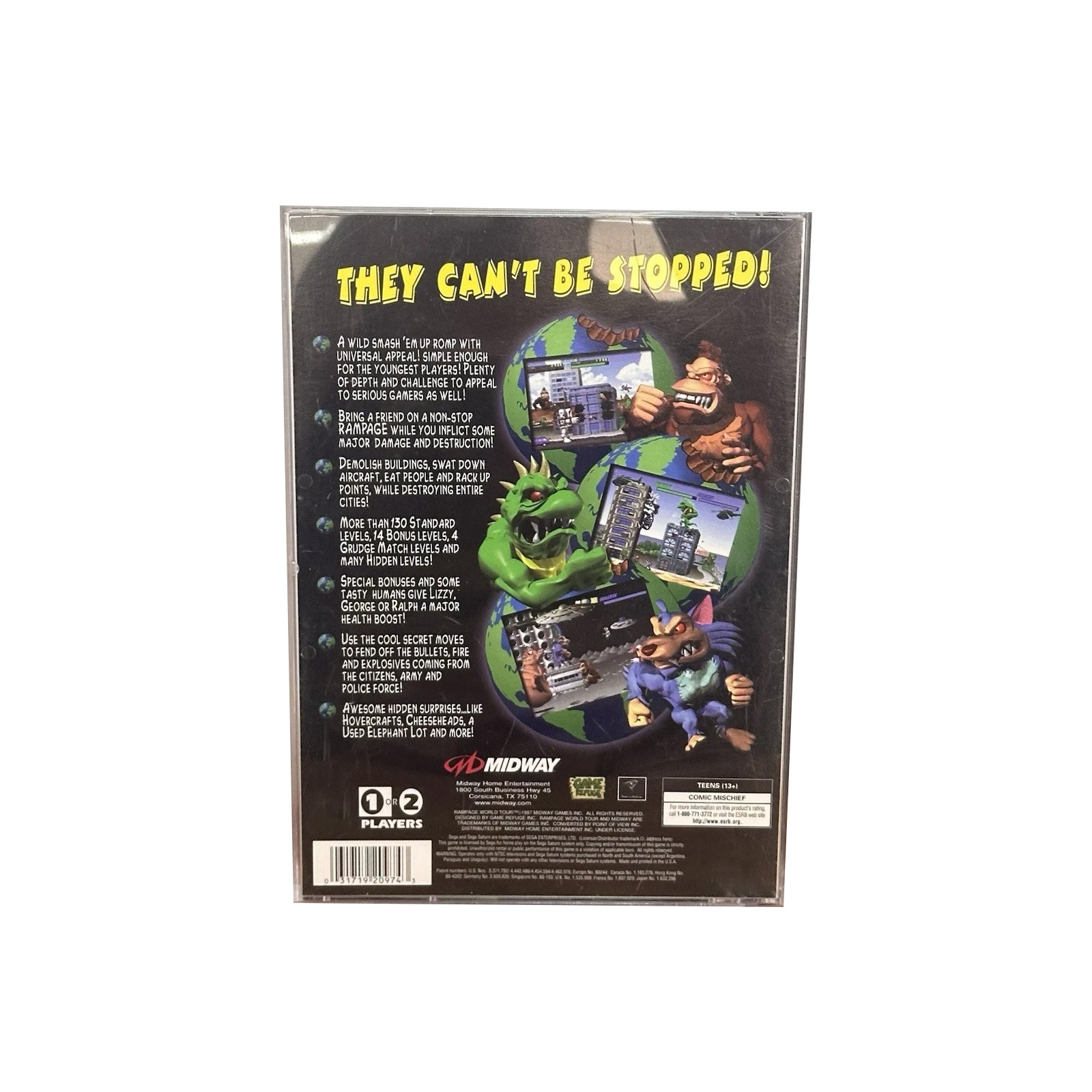Saturn Kopya Disk Oyunu Rampag - Retro Gaming Console incelemesi ve fiyatı