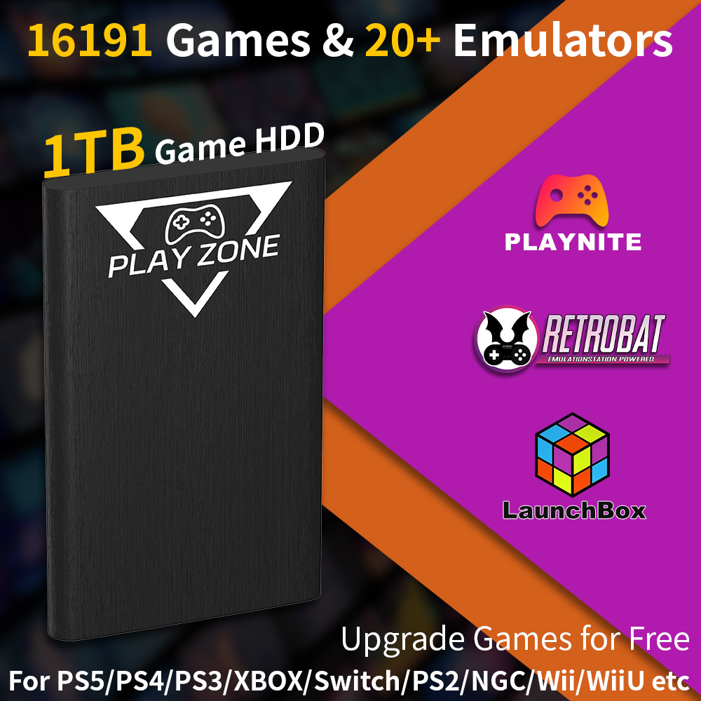 Play Zone 1TB Taşınabilir Oyun - Retro Gaming Zone incelemesi ve fiyatı