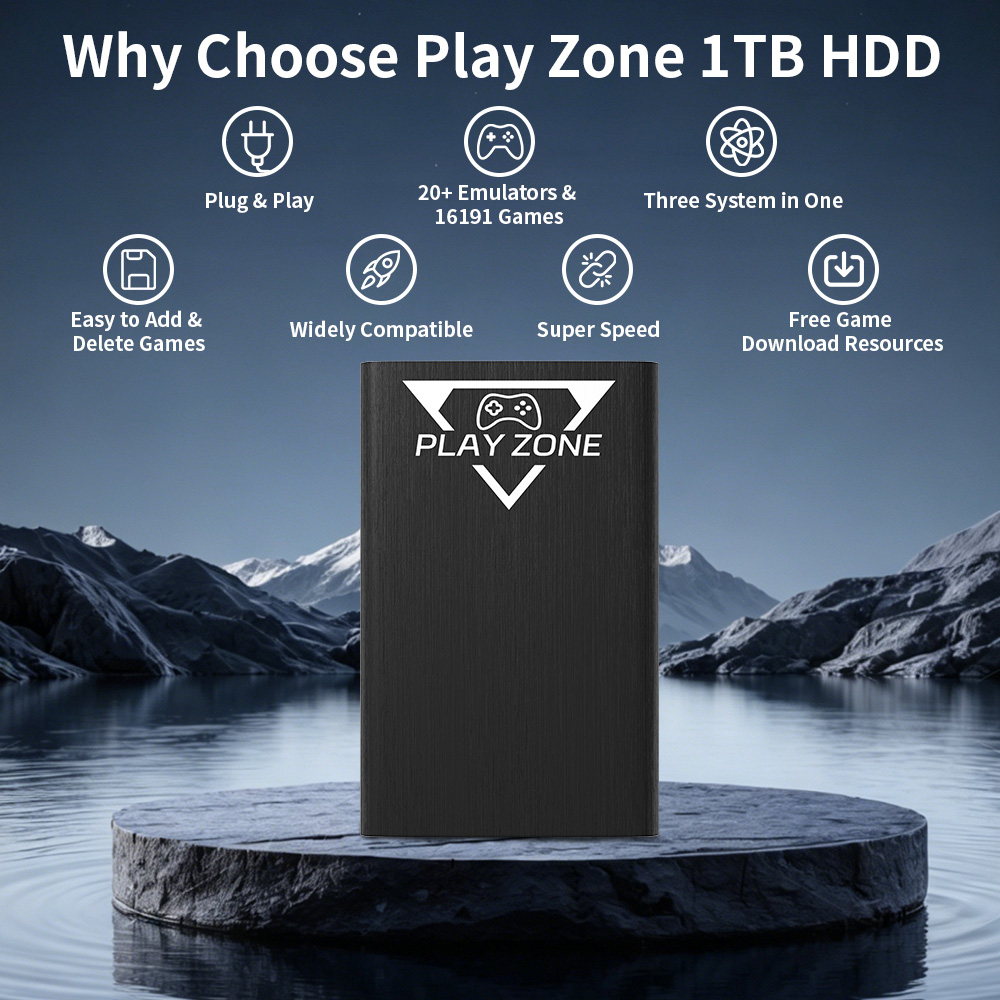 Play Zone 1TB Taşınabilir Oyun - Retro Gaming Zone incelemesi ve fiyatı