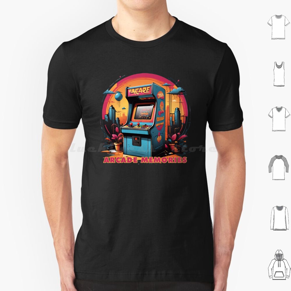 Arcade Memories-Arcade T Shirt - Retro Gaming Gamestop incelemesi ve fiyatı