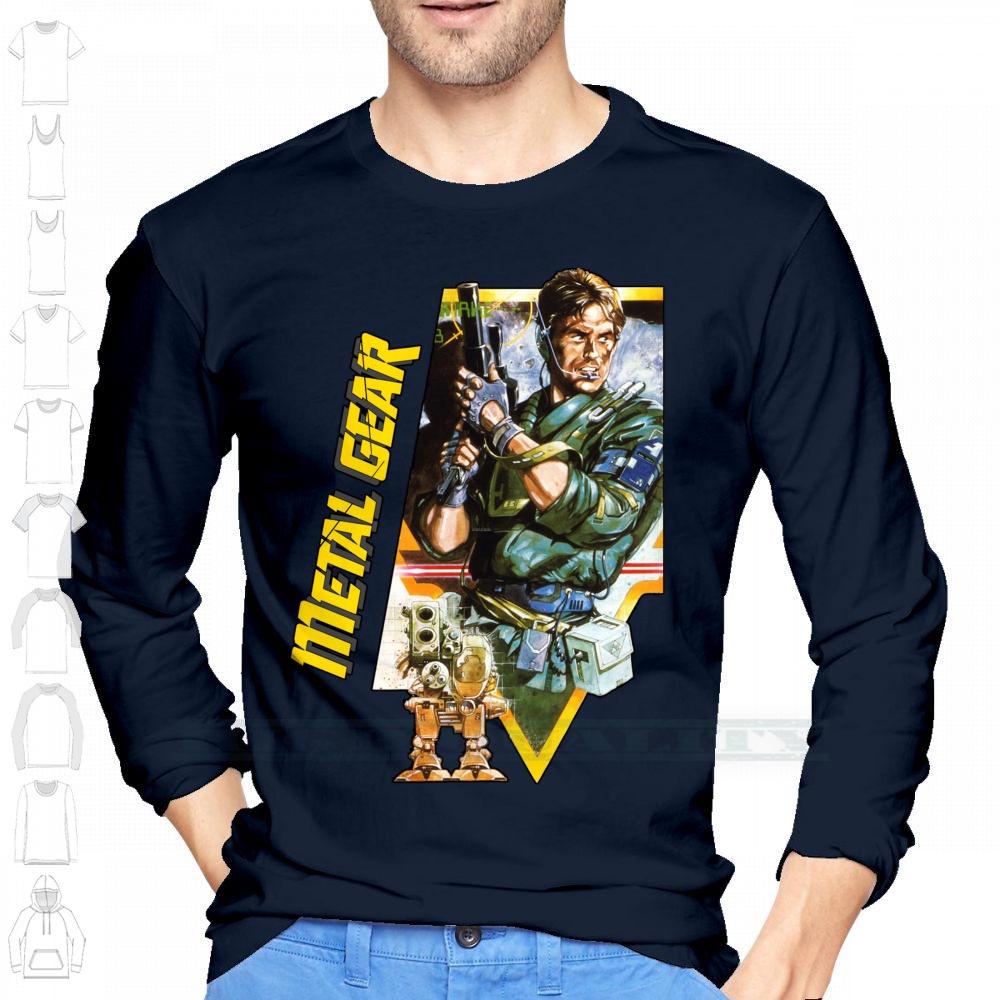 Metal dişli 100% pamuk T Shirt - Retro Gaming Gamestop incelemesi ve fiyatı