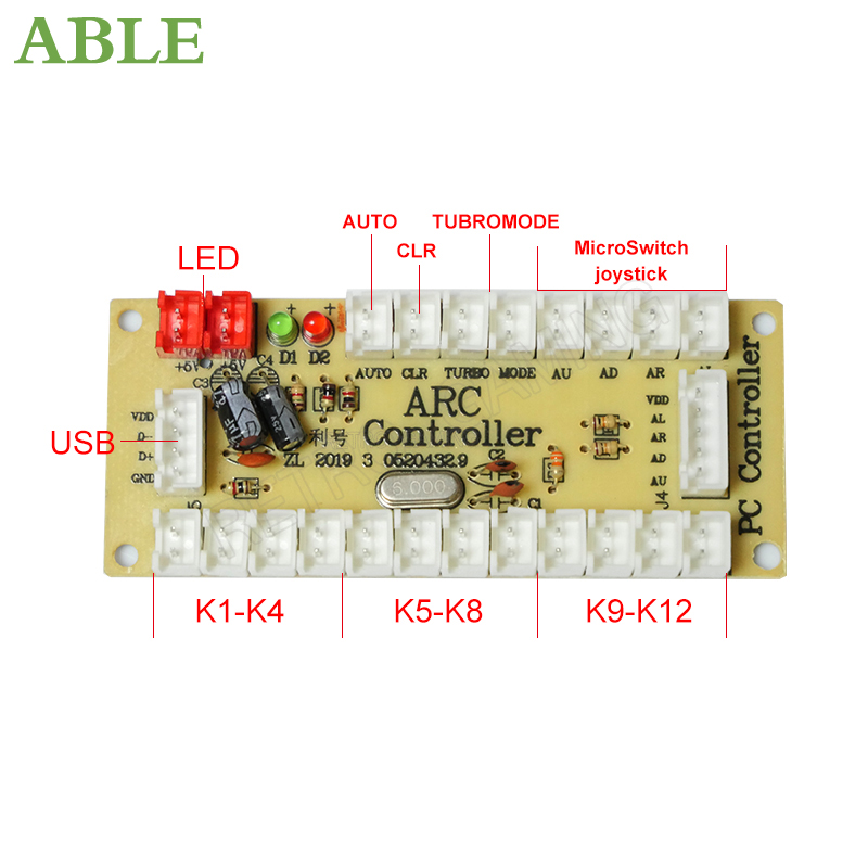 Arcade 2 oyuncu sıfır gecikme  - Arcade Button Kit incelemesi ve fiyatı