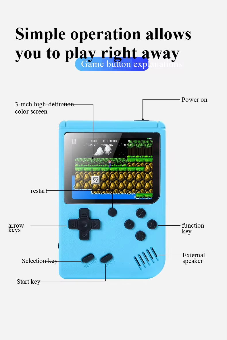 YENİ 3 İnç Taşınabilir Retro M - Retro Gaming Qss incelemesi ve fiyatı