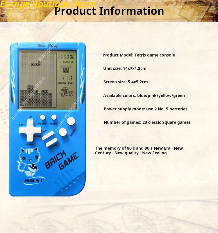 Büyük Ekranlı Çocuk El Oyun Ko - Retro Gaming Gifts incelemesi ve fiyatı